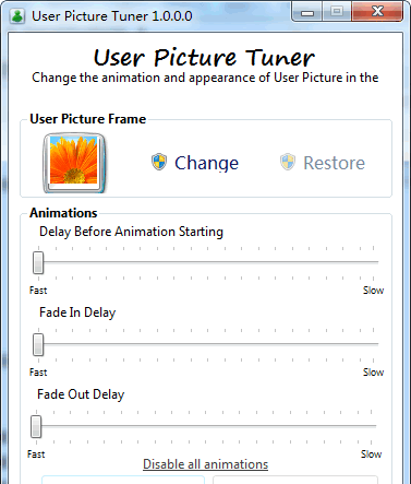 User Picture Tuner