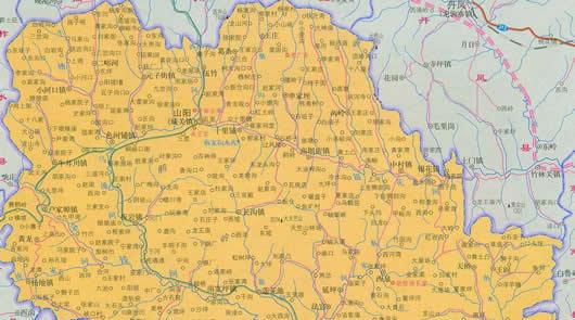 山阳县地图全图高清版