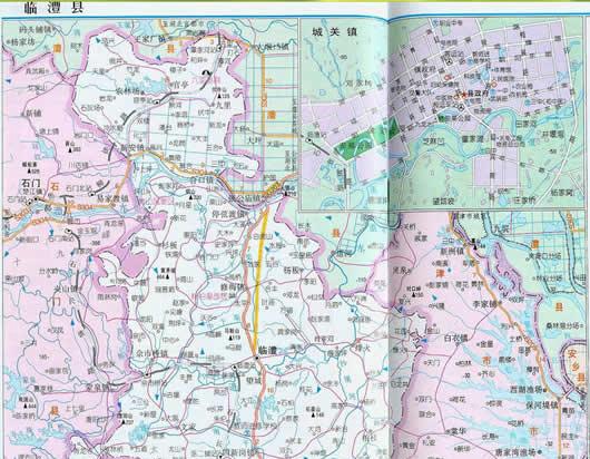 临澧县地图全图高清版