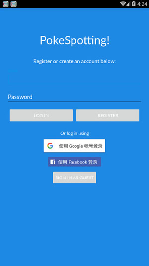 Pokemon GO位置分享
