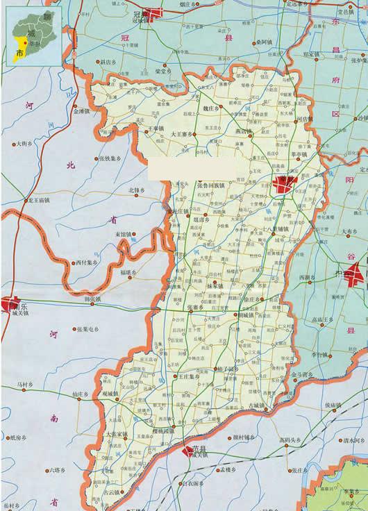 莘县地图全图高清版