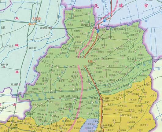 青县地图全图高清版