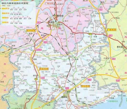 惠阳区地图全图高清版