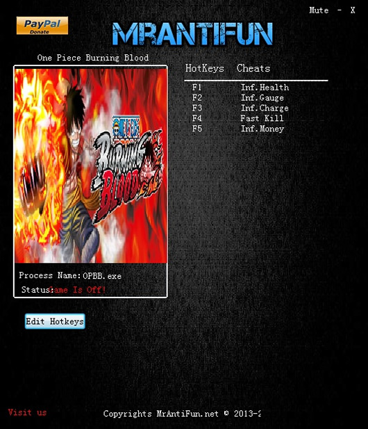 海贼王燃血金钱修改器