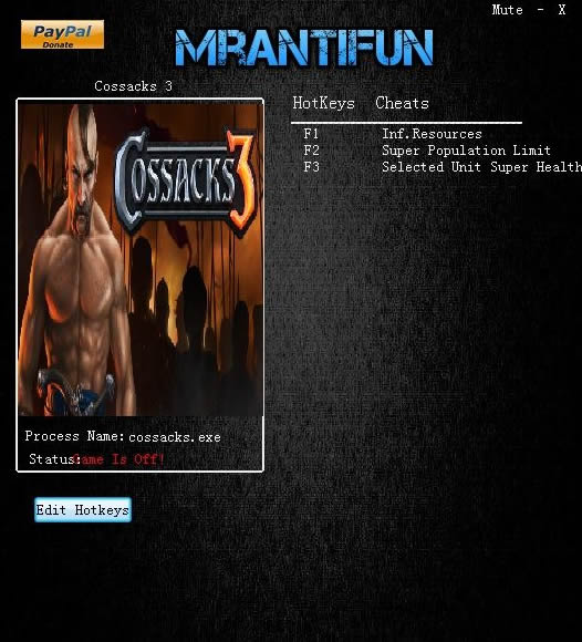 哥萨克3无限资源修改器