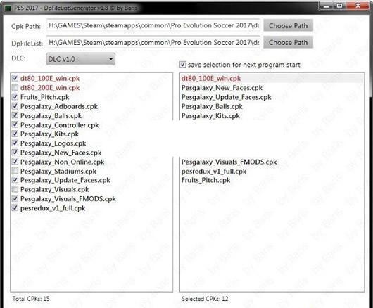 实况足球2017 CPK文件添加工具