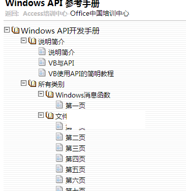 Windows API 参考手册
