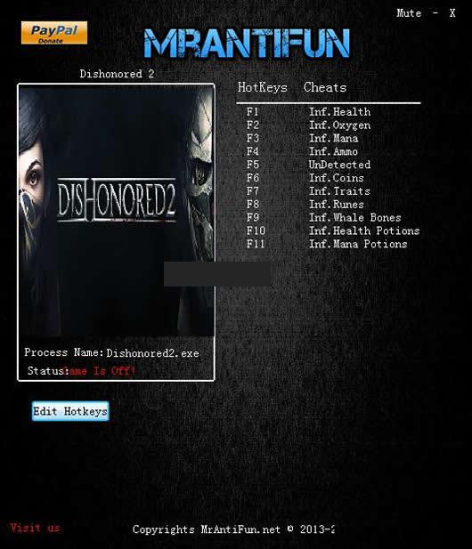 羞辱2 v1.75修改器