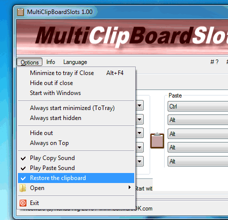 MultiClipBoardSlots