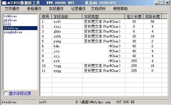 九六ACCESS数据库编辑工具