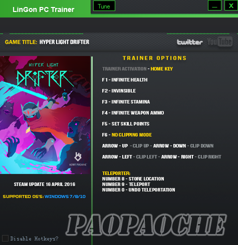 终极闪光流浪者八项修改