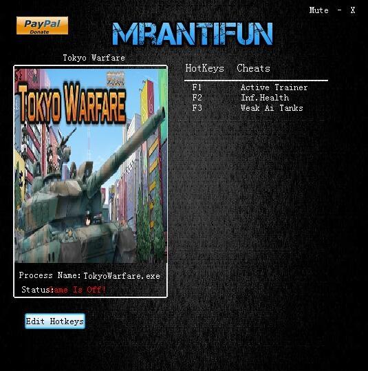 东京交战两项修改器