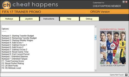 FIFA17 v20170116修改器