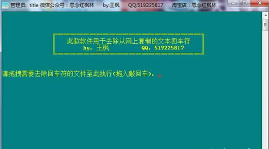 去除文本回车符软件