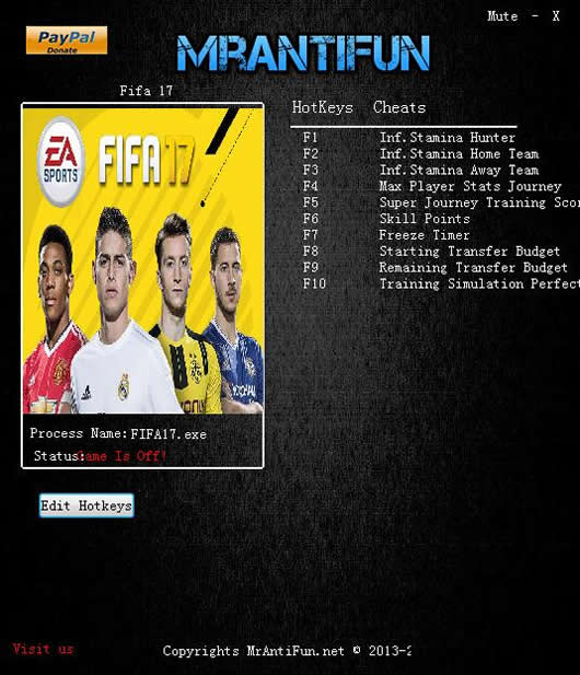 FIFA 17 v18.01.2017ʮ���޸���