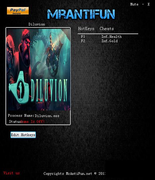 Diluvion无限生命修改器