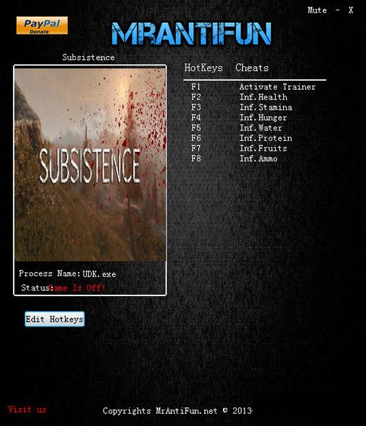 Subsistence���������޸���