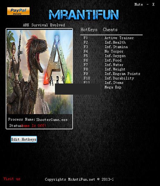 方舟生存进化v254.7修改器