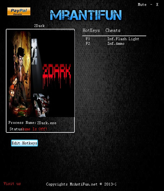 2Dark修改器_2Dark无限弹药修改器