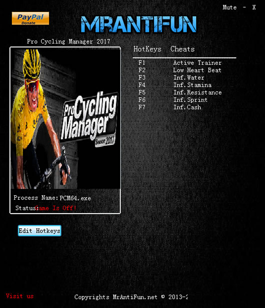 职业自行车队经理2017金钱修改器