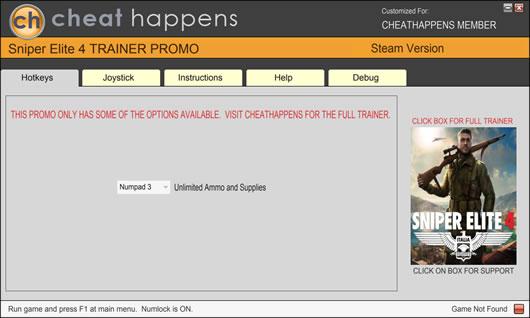 狙击精英4无限子弹修改器