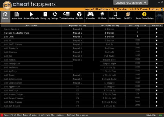 角斗士时代2修改器