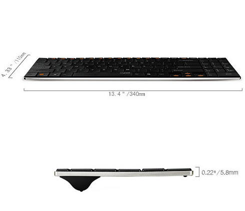 雷柏无线超薄键盘e9070驱动