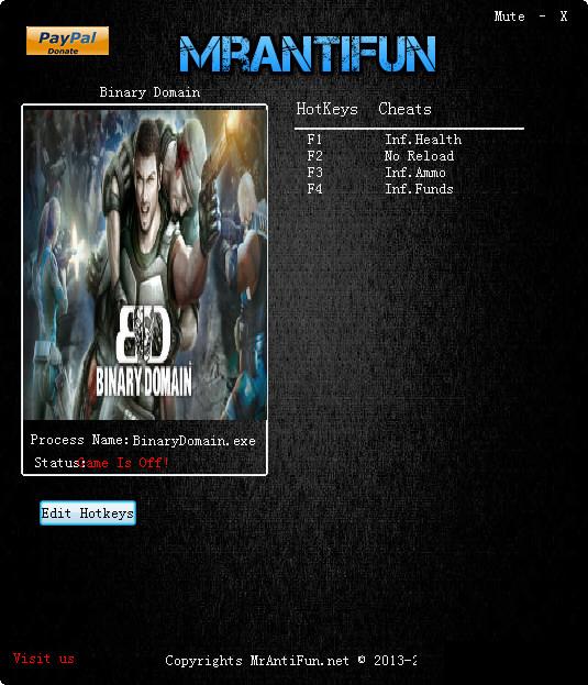 二进制领域四项修改器