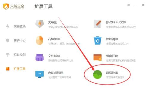 火绒安全网络流量监控工具