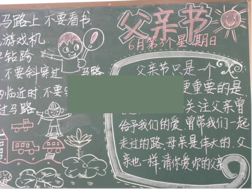 2017父亲节黑板报素材大全打包