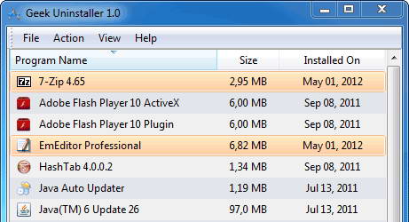 极客软件卸载(GeekUninstaller)