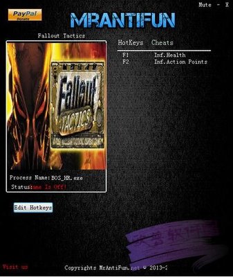 辐射钢铁兄弟会两项修改器